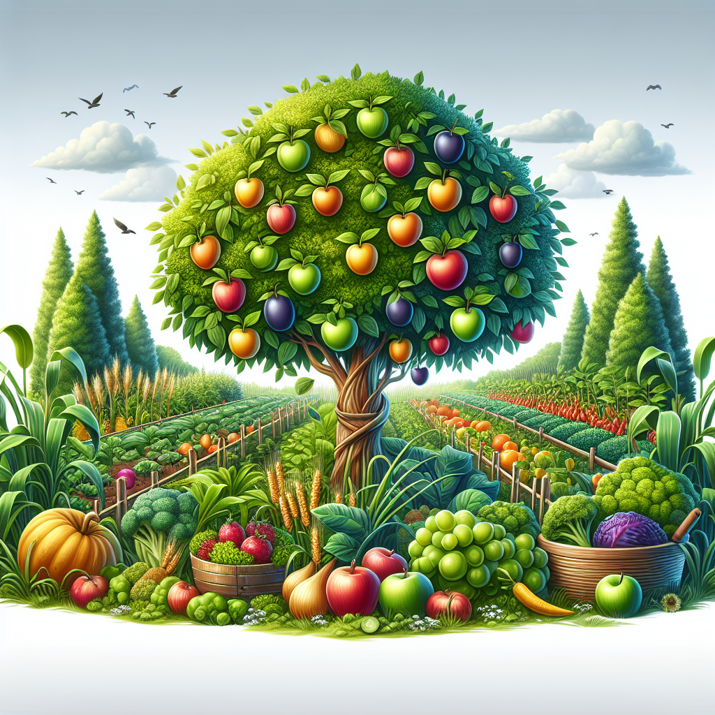 Comment intégrer les arbres fruitiers nains à un potager perpétuel