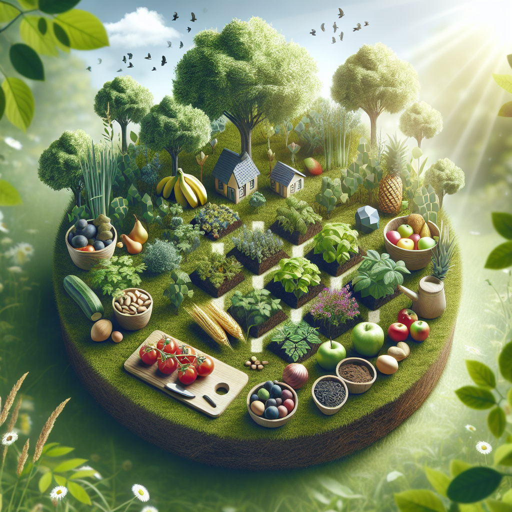 Créer un jardin-forêt comestible à petite échelle