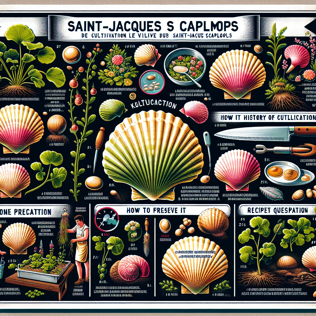 Fiche de culture de la cive de Saint-Jacques  histoire, plantation, culture, récolte, recette, conservation, FAQ
