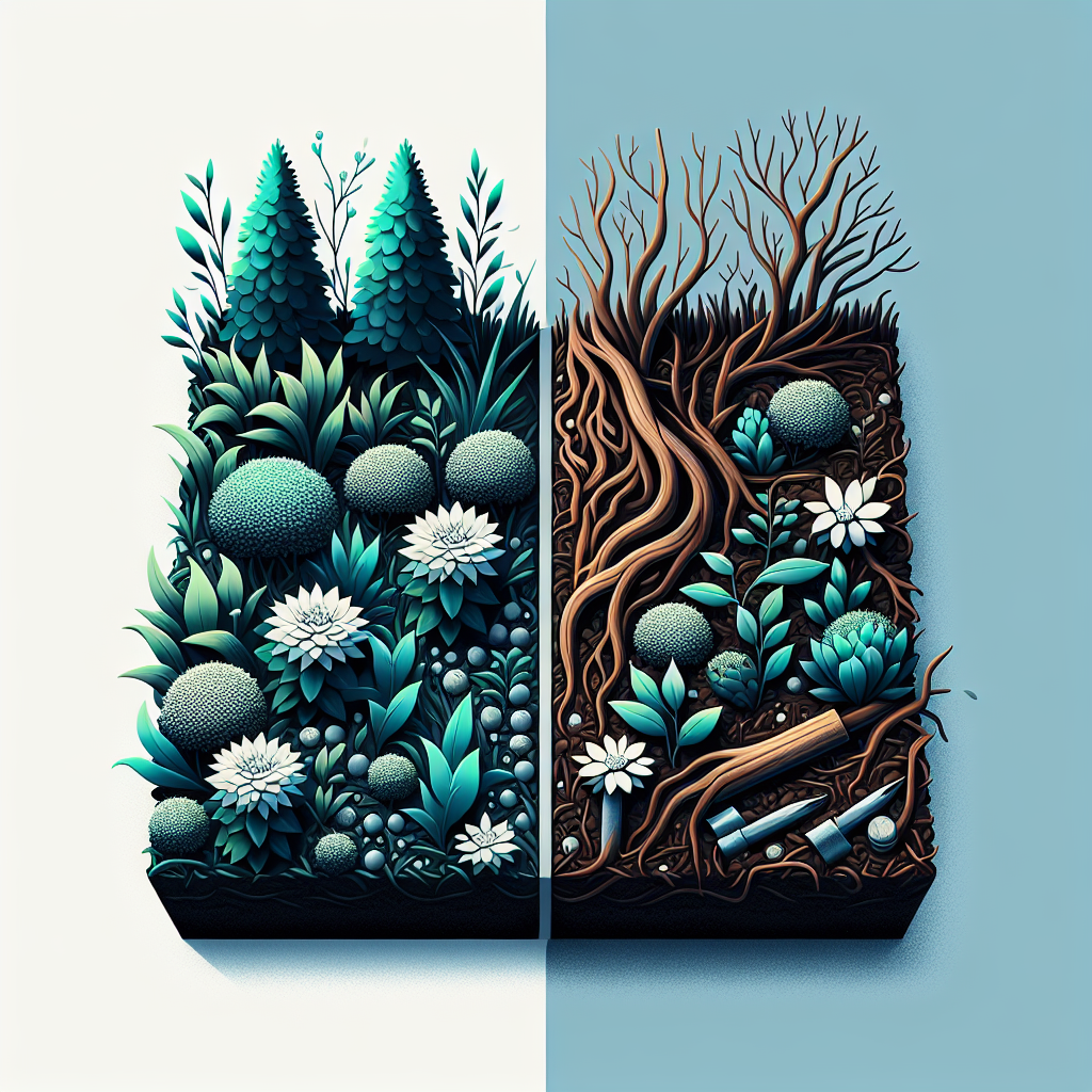 Paillis vivant vs paillis mort : lequel choisir pour un jardin vivace ?