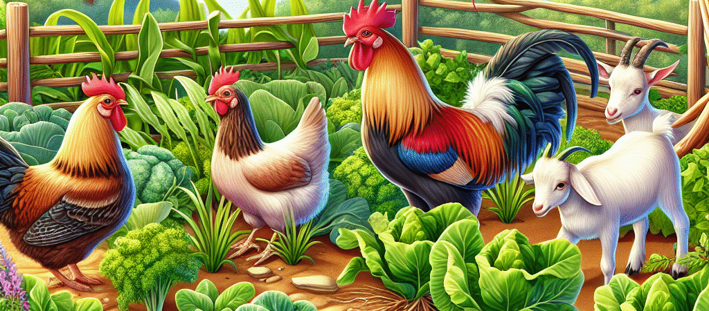Comment faire cohabiter potager perpétuel et animaux de basse-cour ?