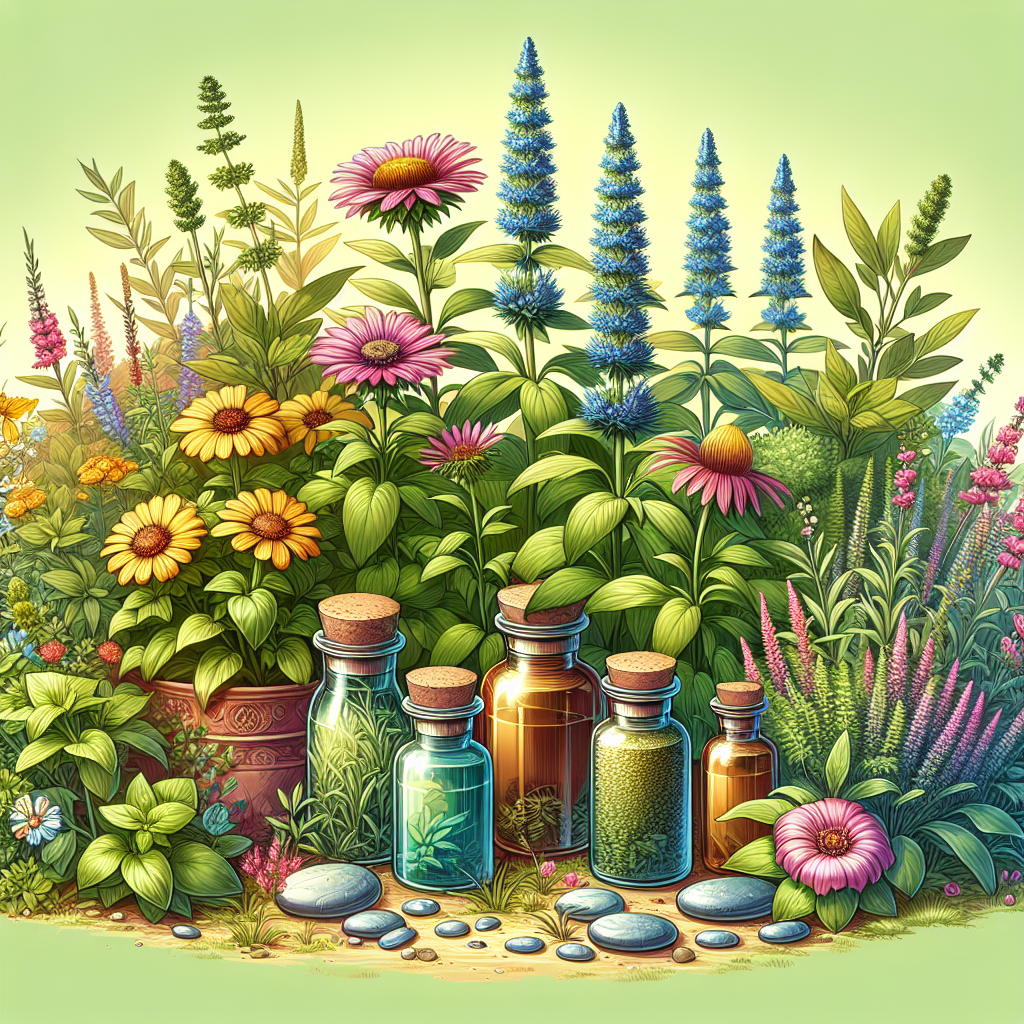 Les 5 plantes médicinales à cultiver en potager perpétuel