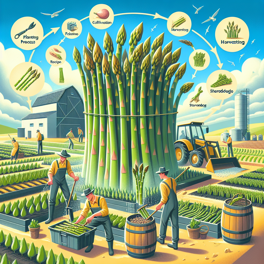 Fiche de culture de l’asperge : plantation, entretien et récolte histoire, plantation, culture, récolte, recette, conservation, FAQ