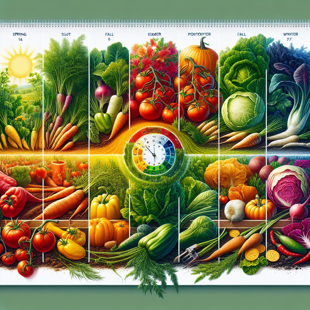 Calendrier annuel du potager perpétuel : que faire mois par mois ?