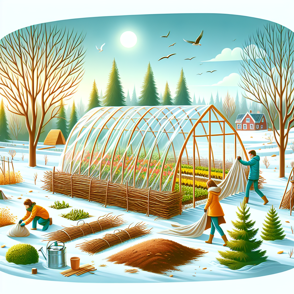 Comment protéger son potager perpétuel en hiver sans serre ?